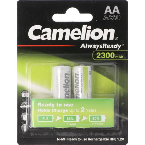 Kamelion  AA/HR6  2300 mAh  AlwaysReady Ni-MH-Akkus  2 Stk. (1/5)