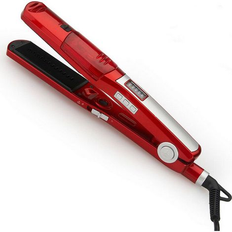 Piastra A Vapore Per Capelli Generatore Ioni Professionale Tormalina 200°C Max (1/4)
