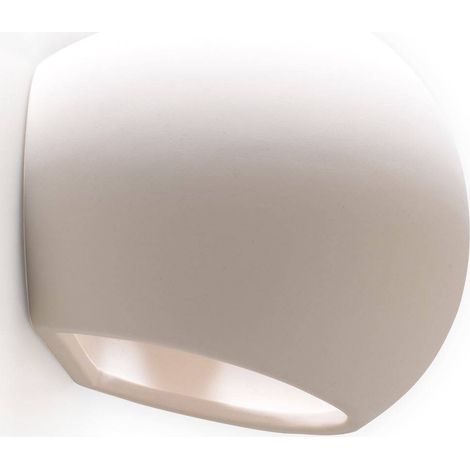 Lampada da parete con globo in ceramica (1/5)