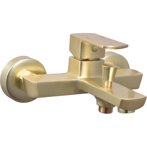 Mitigeur pour bain-douche DOUR laiton brossé entraxe 150 mm - THEWA DOU31L