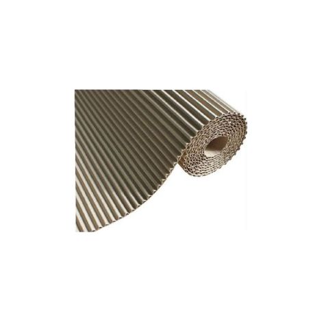 Mottez – Carton ondulé simple face 50 m x 1 m – Emballage pour objets encombrants – Résistant et durable (1/2)