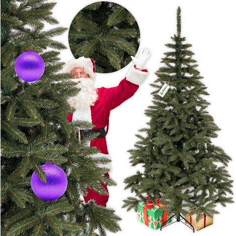 ALBERO DI NATALE ARTIFICIALE SEMPLICE, ABETE CAUCASICO, 250 CM, DENSO + SUPPORTO (1/5)