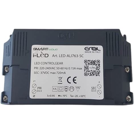 Alimentatore 5W 37V 720Ma Sharp ( LINEA LIGHT cod. 99147 )
