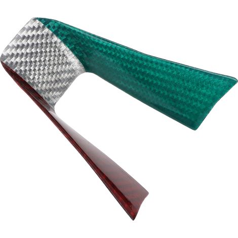 Cadre de volant en fibre de carbone tricolore pour Alfa Romeo Giulia 2017-2019 (1/5)