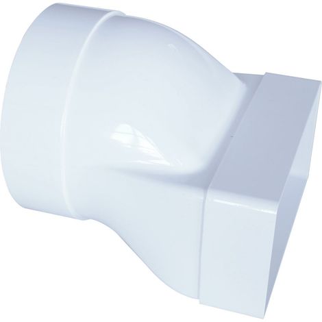 Rohradapter Flach - Rund Luftkanal Flat PVC 75-150