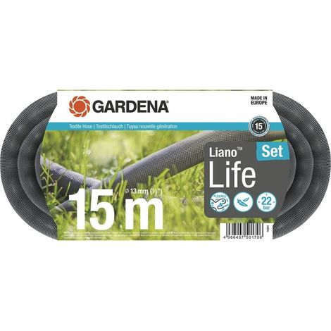 GARDENA 18445-20 Liano™ Life 1/2", 15 m Set
