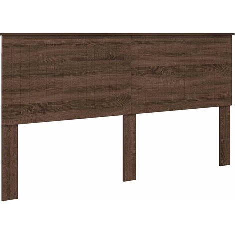 Maison Exclusive - Testiera con testiera Rovere Marrone 180 cm Legno multistrato
