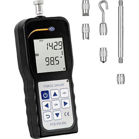 PCE Instruments PCE-FM 200 dinamometro preciso nero