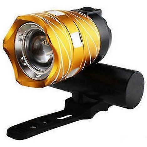 Lampe frontale de vélo rechargeable USB avec LED XML T6 pour phare avant (1/4)