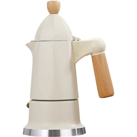 Cafetière italienne classique (blanche), pour usage domestique (1/5)