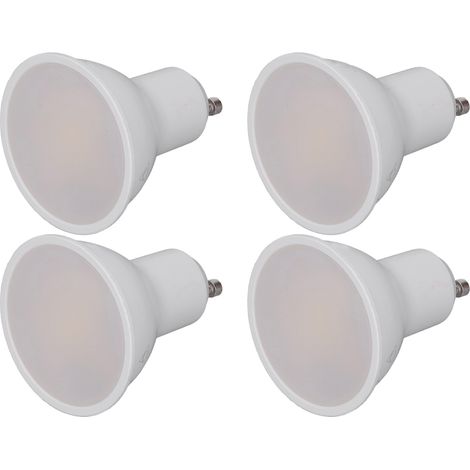 Lot de 4 ampoules LED intelligentes WiFi, contrôlables par application, à intensité variable, en ABS, pour la maison (220-240 V). (1/5)