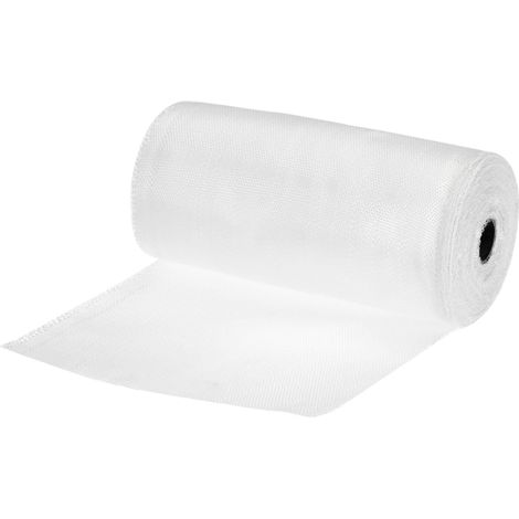 1Pcs Ruban en Tissu de Fibre de Verre 23M(25 Yards) x150mmx0.2mm Fibre de Verre de Type C Maille en Fibre de Verre Tissé Ruban d'Isolation pour Réparation Renforcée (1/5)