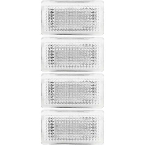 4-teiliges LED-Innenraumbeleuchtungsset für Kofferraum, Frontkofferraum, Türverkleidungen, Einstiegsleisten und Fußraumbeleuchtung (Ersatz für Tes) (1/5)