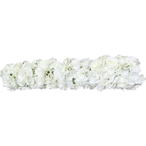 Guirlandes de Fleurs Artificielles, Matériau Durable, Décor Polyvalent, BLANC (1/2)