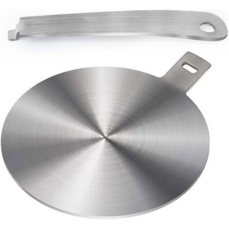 royaluxe-Adaptateur der Plaque a Induction 13cm, pour Moka Cafetières et des Ustensiles de Cuisine, Poignée Amovible