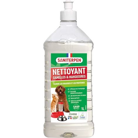 SANITERPEN - Nettoyant special gamelles mangeoires 1 L