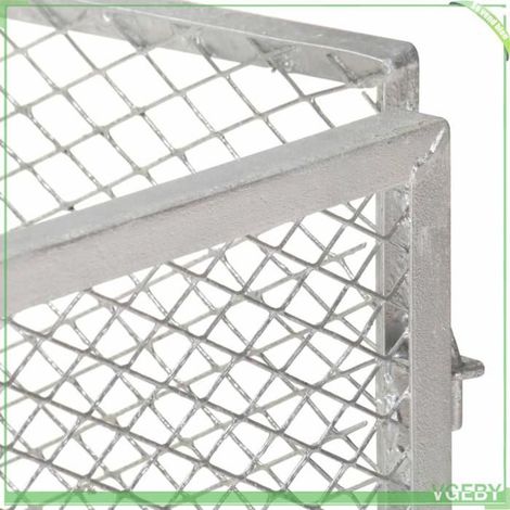 Composteur de jardin - FAFEICY - 146150 - Fer galvanisé - 100x100x77 cm - Réseau ouvert (1/5)