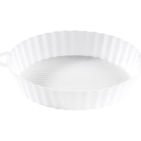 1 cuillère en silicone, plaque de cuisson et plateau pour friteuse à air chaud, résistant à la chaleur, facile à nettoyer, polyvalent (1/5)
