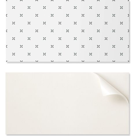 Panel autoadhesivo estampado - Perfecto para la cocina 100x50 cm Patr贸n de cruz simple