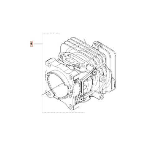 CILINDRO KIT 501015801 ORIGINALE HUSQVARNA