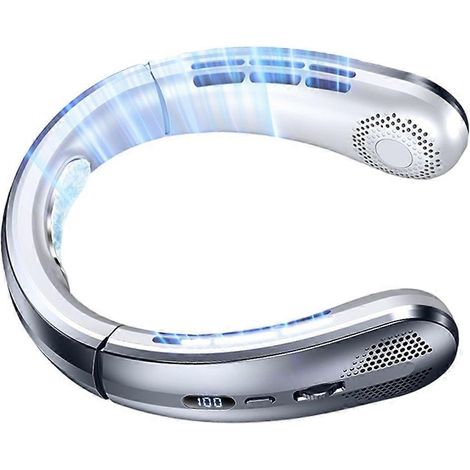 Ventilateur de cou portable sans pales, 100 vitesses, version améliorée (1/5)