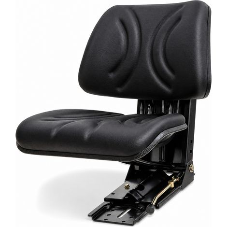 Siège rabattable, suspension mécanique, PVC, 480 mm, voie 187 mm, 00077 (1/4)