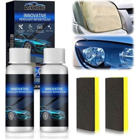 Liquide De Réparation De Phare - Pour Éliminer Jaunissement Et Opacité - Convient Voitures Motocyclettes Véhicules Électriques - 100 ml (1/5)