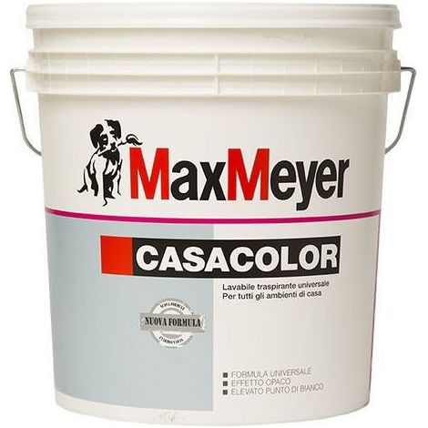 Casacolor 750ml pittura lavabile colorata per interno colori intensi, colori carillon (1/3)