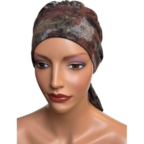Turbante da donna Tess we-281, scialle in materiale morbido, adatto anche dopo la chemioterapia. (1/5)
