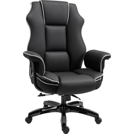Vinsetto High Back Office Chair with Height Adjustable, Reclining Black