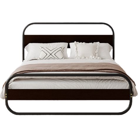 Cama con led metálica 160x200cm LEEDS