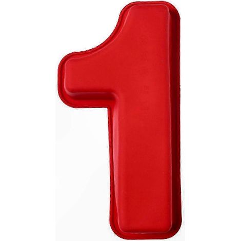 Moule à gâteau en silicone 3D, texture antidérapante, moule chiffre non adhésif pour gâteaux d'anniversaire, résistant aux températures extrêmes, idéal pour pain et pâtisseries surprises (1/5)