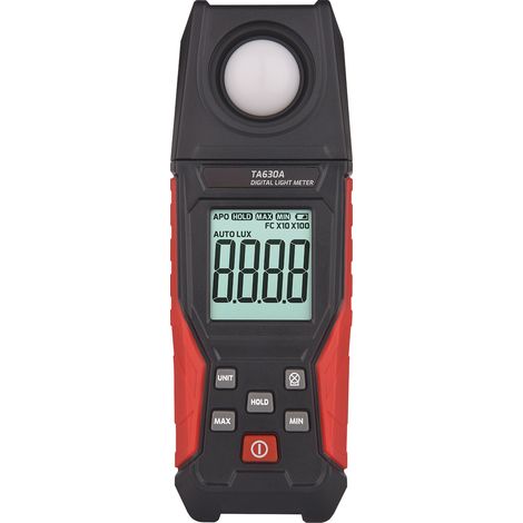 luxmètre numérique TASI avec fonction d'enregistrement, écran LCD, plage de mesure de 0 à 200 000 lux, capteur flexible, testeur de lumière pour la photographie et la culture de plantes en intérieur e (1/5)