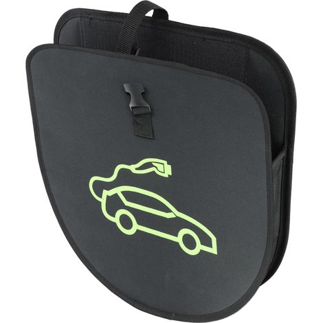 Étui de rangement pour chargeur de voiture électrique, sac de cordon de charge EV, tissu Oxford 600D imperméable, sac de rangement pour ligne de charge de véhicule d'énergie (1/5)