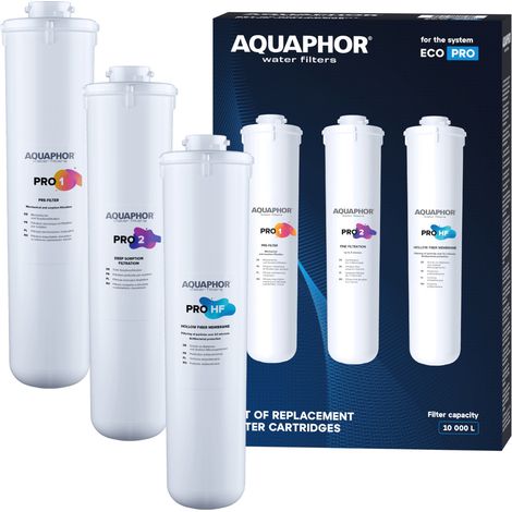 Set di cartucce Aquaphor Pro 1 + Pro 2 + Pro HF (1/3)