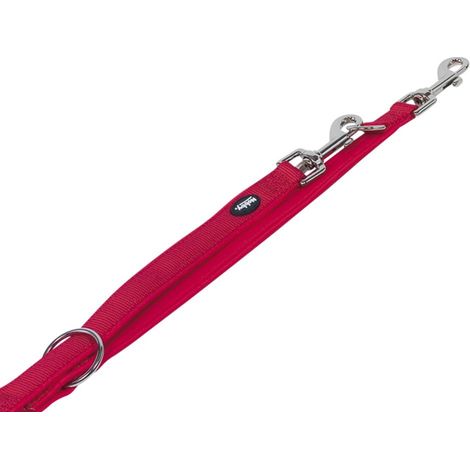 Nobby Hundeleine Führleine Classic Preno 2 m x 1,5 - 2 cm rot Leinen
