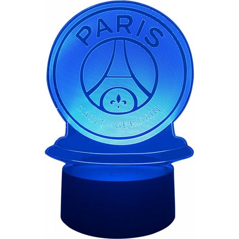 Aiperq – Veilleuse LED 3D illusion PSG – Lampe de bureau en acrylique 5mm – 7 couleurs – Fonctionnement USB ou piles AA - CLUB 3 D (1/5)