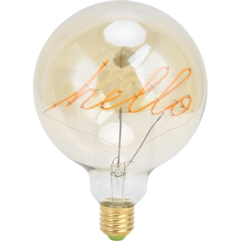 Ampoule LED ronde 220V, non toxique, sans scintillement, économique, écologique, gradable, éclairage doux et durable. (1/5)