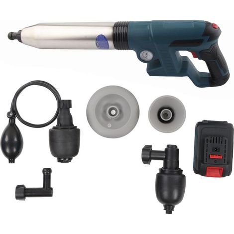 High-pressure electric drain unblocker for toilets, bathrooms, floors and showers: a robust and versatile tool for unblocking your toilet pipes (1/5)