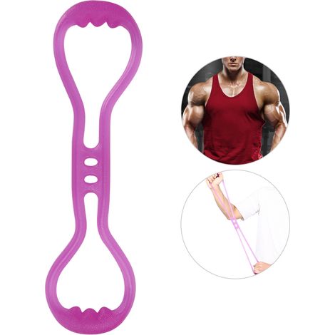 Bande Élastique d'Entraînement pour Yoga, Fitness et Musculation - Violet (1/5)