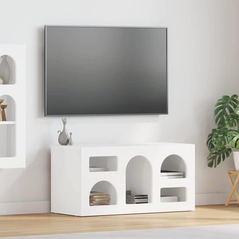 TV-Schränk Weiß 80 x 35 x 40 cm Holzwerkstoff