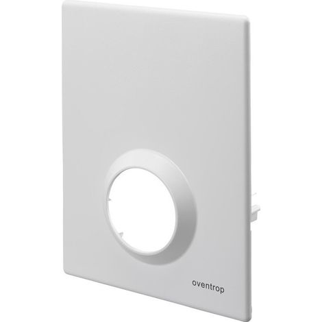 Piastra di copertura per Unibox RTL, T, Vario e plus profondità di montaggio 57 mm, bianco OVENTROP