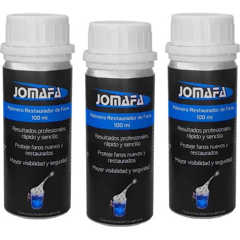 PACK 3 POLIMERO LIQUIDO PARA RESTAURAR FAROS, BOTELLA DE 100ML (300ML)