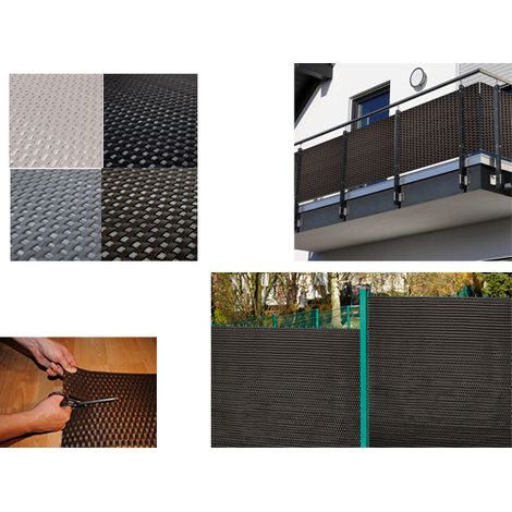 STUOIA BRIXO IN POLIETILENE RATTANSCREEN T.MORO 0.9X5