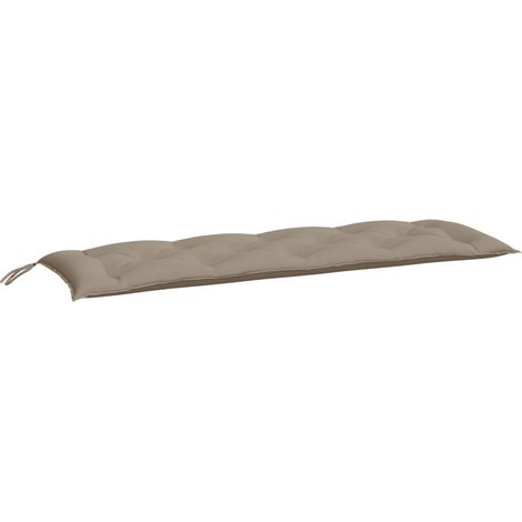Gartenbank-Auflagen 2 Stk. Taupe 150x50x7 cm Oxford-Gewebe vidaXL