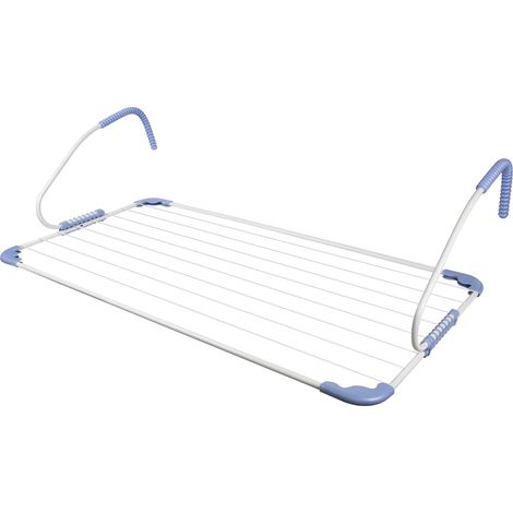 Étagère Murale Extensible 80 cm Fabriqué en Aluminium à résistance Mesures : 80 x 23 x 71 cm Porte-vêtements Pliable extérieur/intérieur