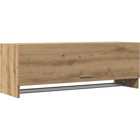 Garde-robe chêne artisanal 100x32,5x35 cm bois d'ingénierie CFW368909 (1/5)