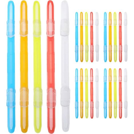 ARTIBETTER 100 Pinces à reliure doubles trous en plastique (1/5)