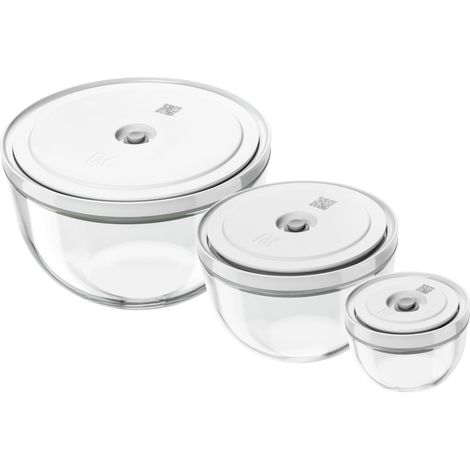 Set de 3 Bols sous Vide, 6 Pièces, Verre (1/5)
