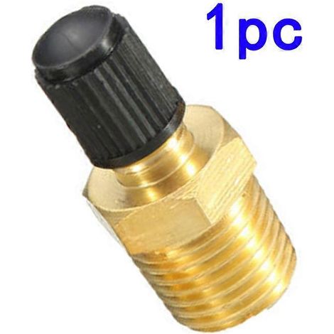 1 vanne de remplissage de réservoir de compresseur d'air en laiton, filetage standard NPT 6,35 mm (1/4 pouce), accessoire pour outils électriques de haute qualité. (1/5)